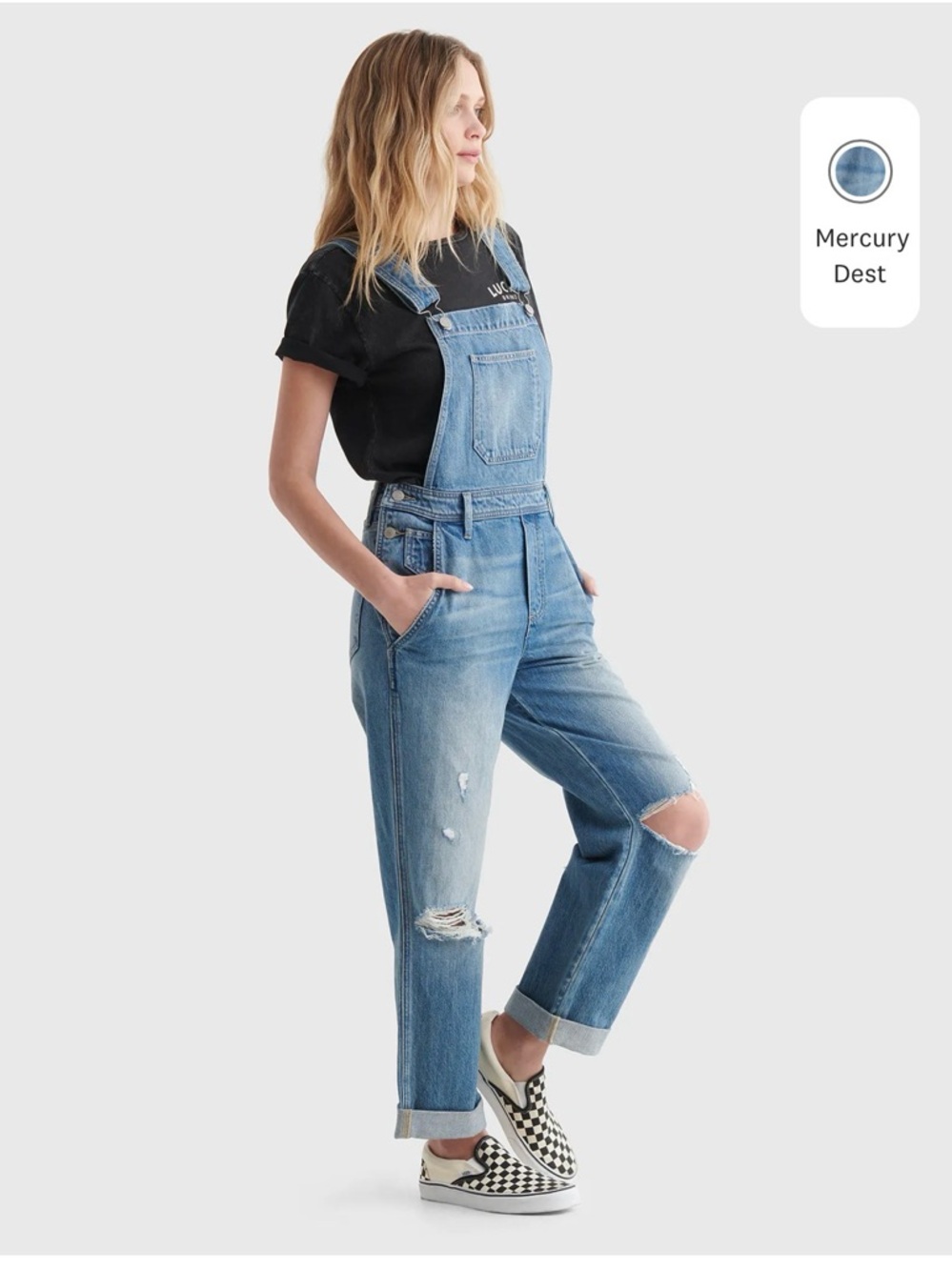 Lucky Brand Blue Denim Overalls - New size small